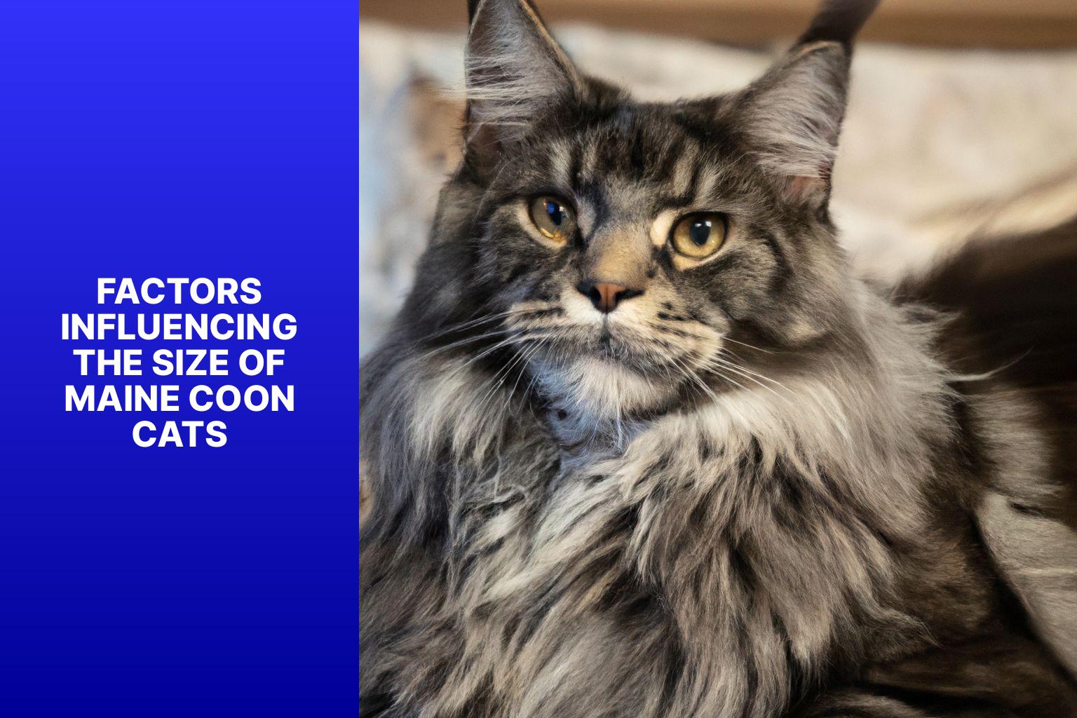 Factors Influencing the Size of Maine Coon Cats - how big are maine coon cats 