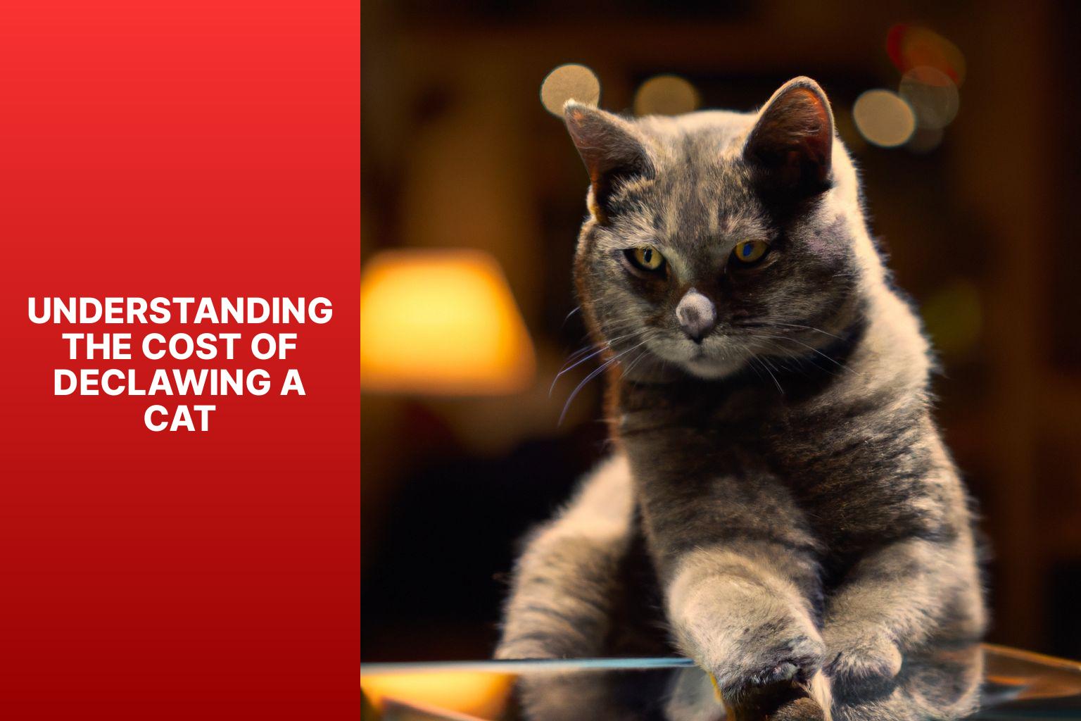 Understanding the Cost of Declawing a Cat - how much does it cost to declaw a cat 