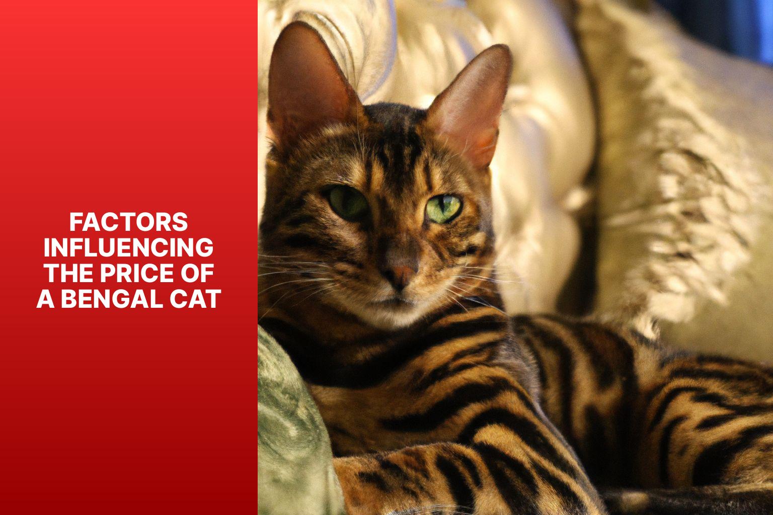 Factors Influencing the Price of a Bengal Cat - how much is a bengal cat 