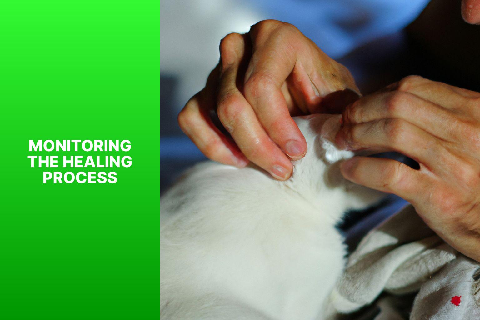 Monitoring the Healing Process - how to clean a cat wound 