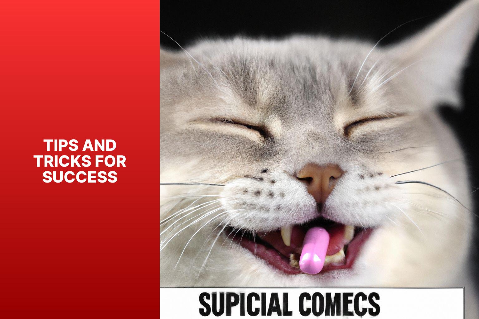 Tips and Tricks for Success - how to get a cat to take a pill 