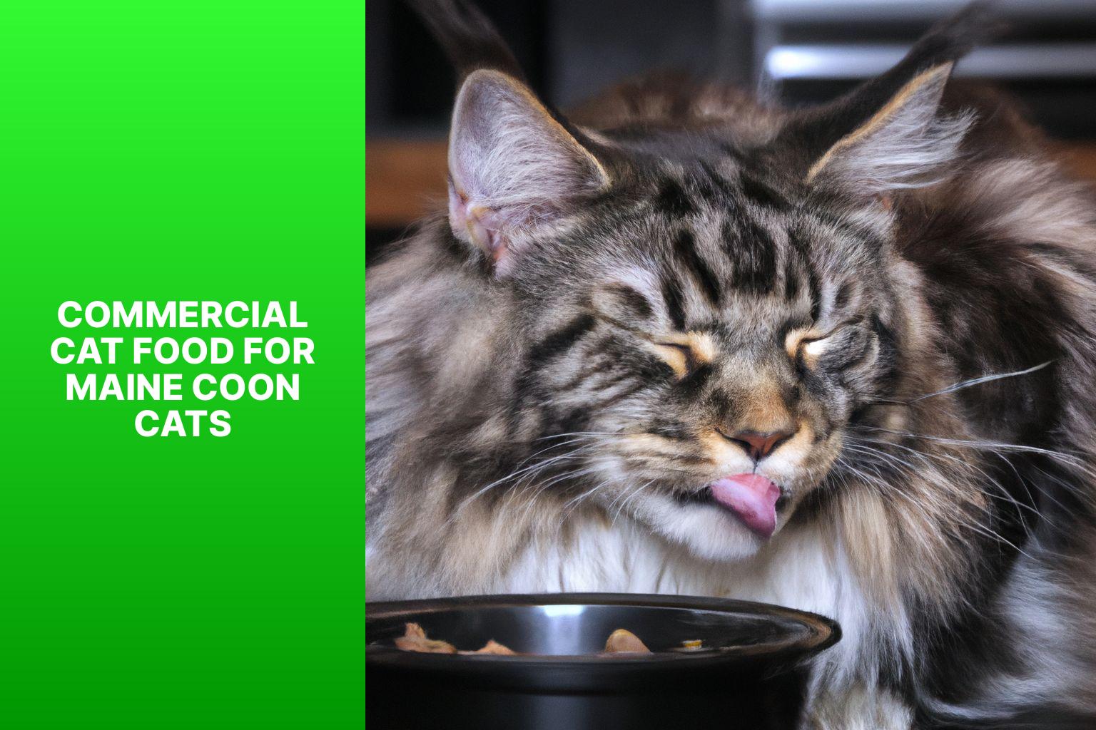 Commercial Cat Food for Maine Coon Cats - what do maine coon cats eat 