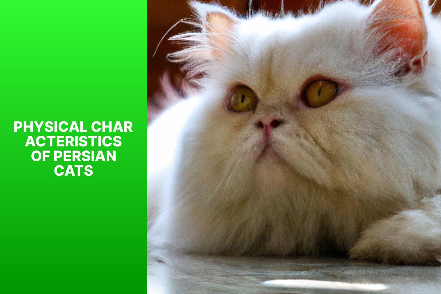 Physical Characteristics of Persian Cats - what does a persian cat look like 