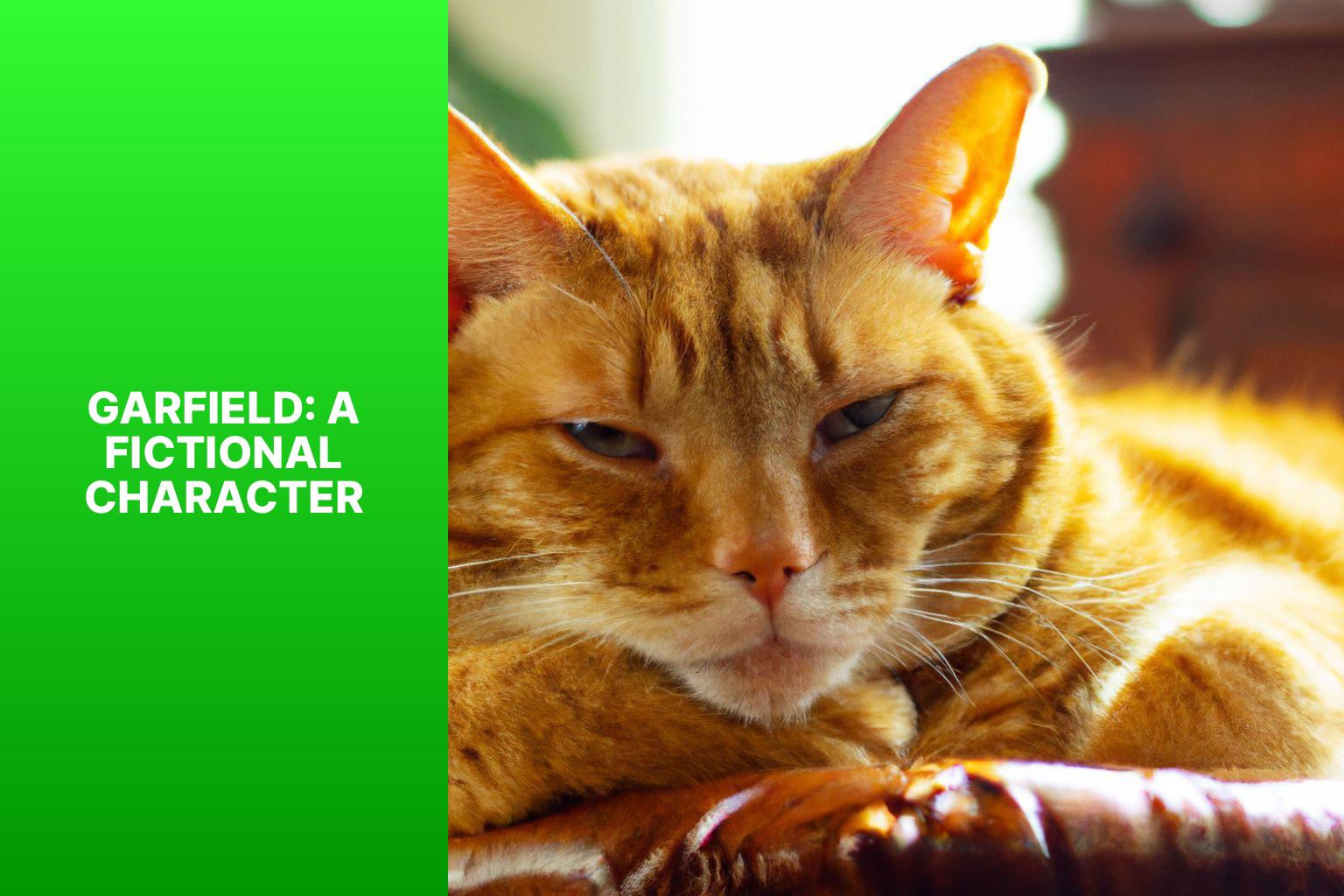 Garfield: A Fictional Character - what kind of cat is garfield 