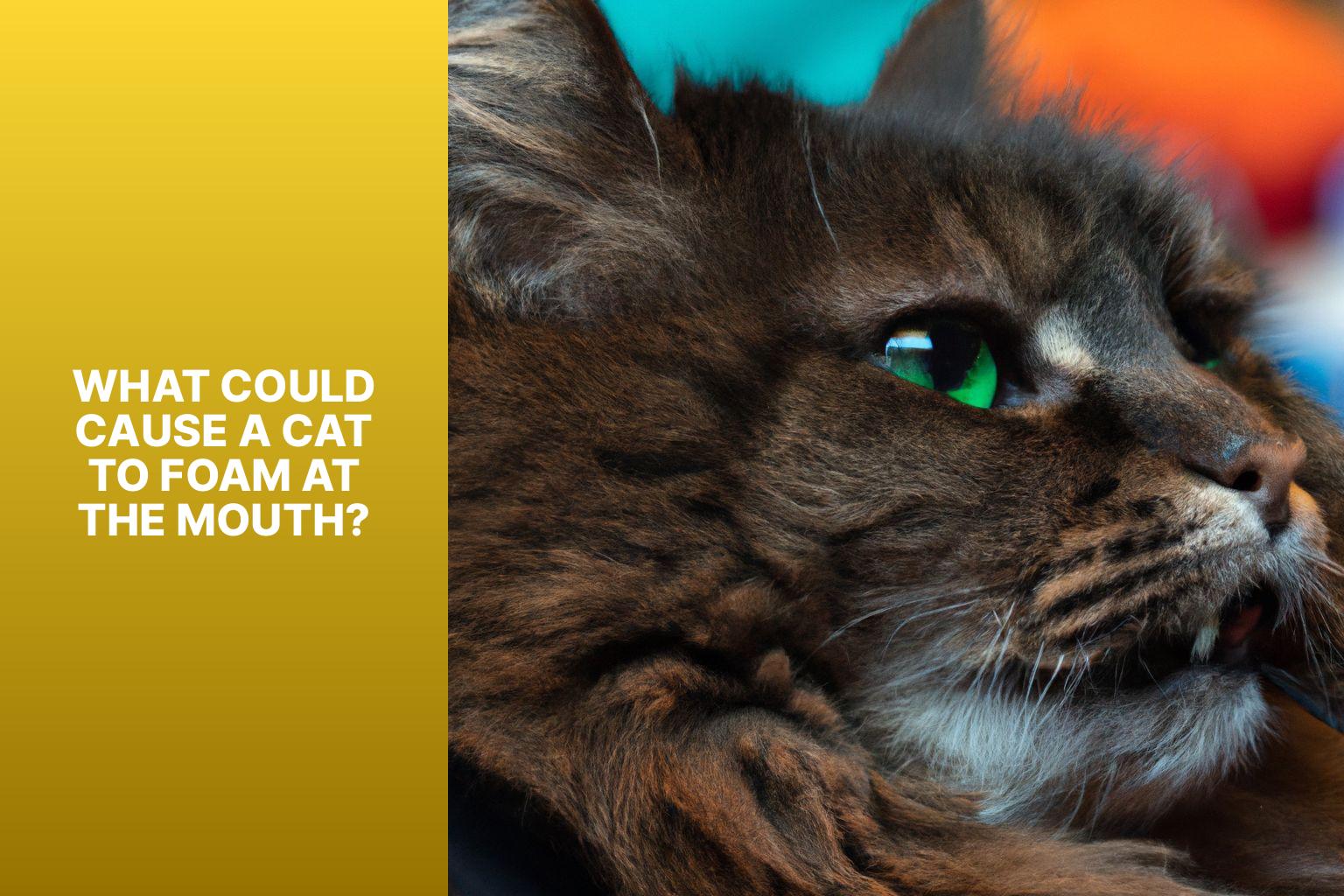 What Could Cause a Cat to Foam at the Mouth? - what to do when cat is foaming at the mouth 