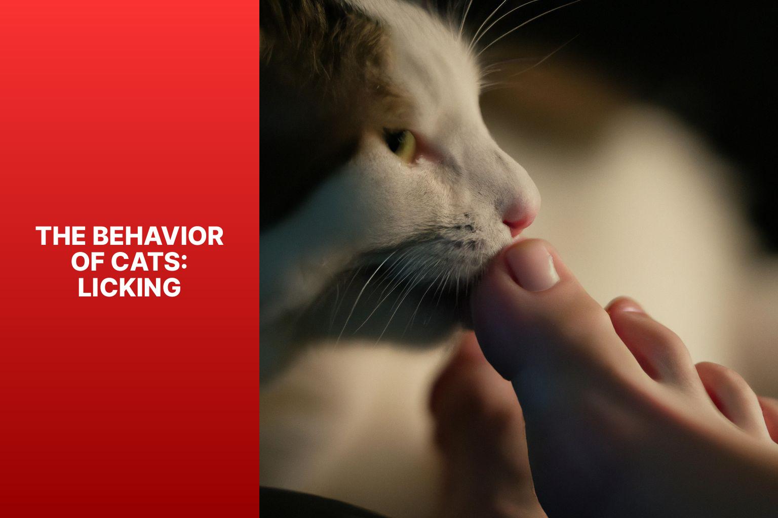 The Behavior of Cats: Licking - why does my cat lick my feet 