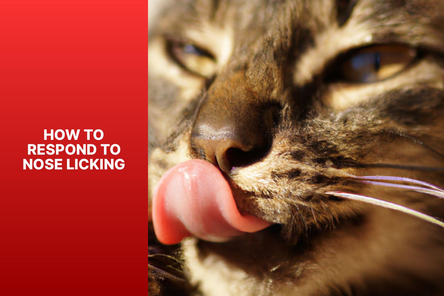 How to Respond to Nose Licking - why does my cat lick my nose 