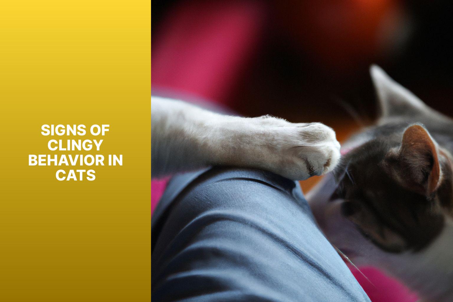 Signs of Clingy Behavior in Cats - why is my cat so clingy 