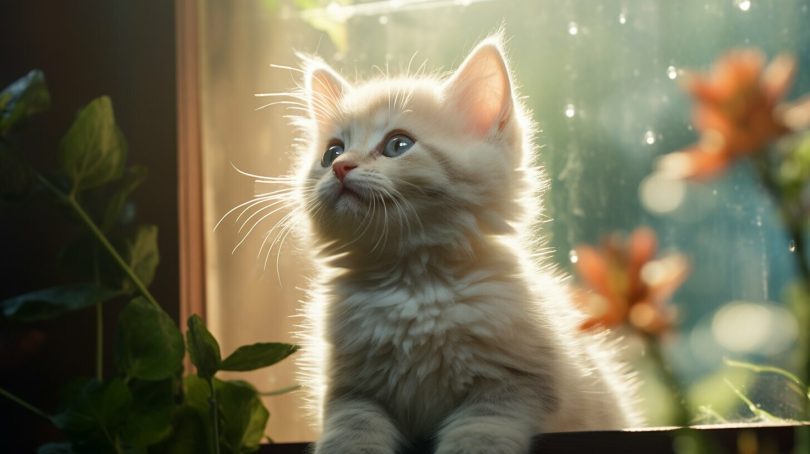 white american shorthair kitten