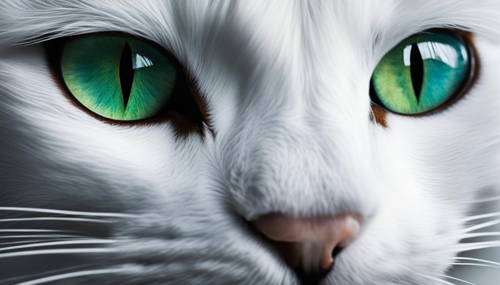 Turkish Van cat with captivating eyes