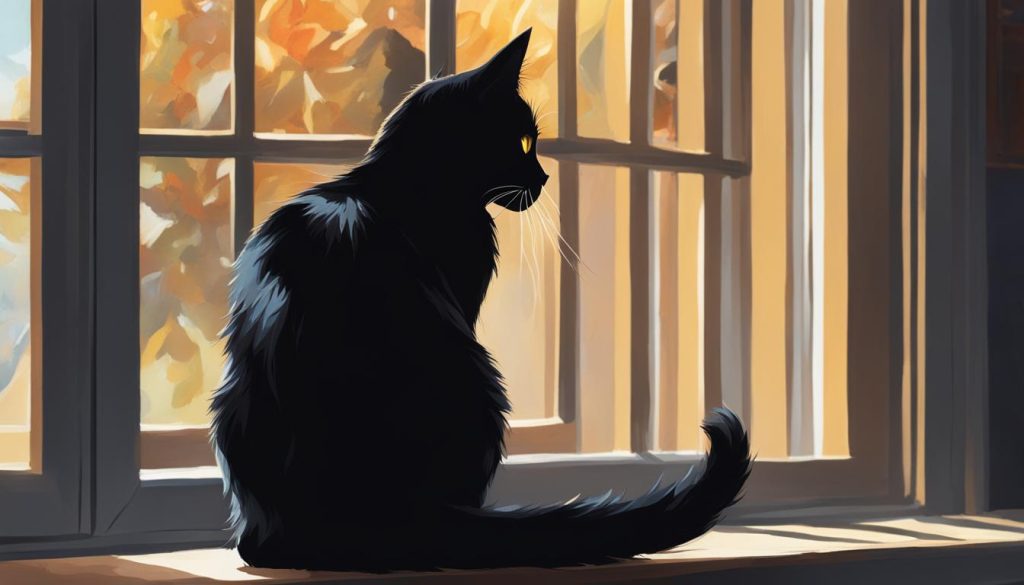 soothing presence of black cats